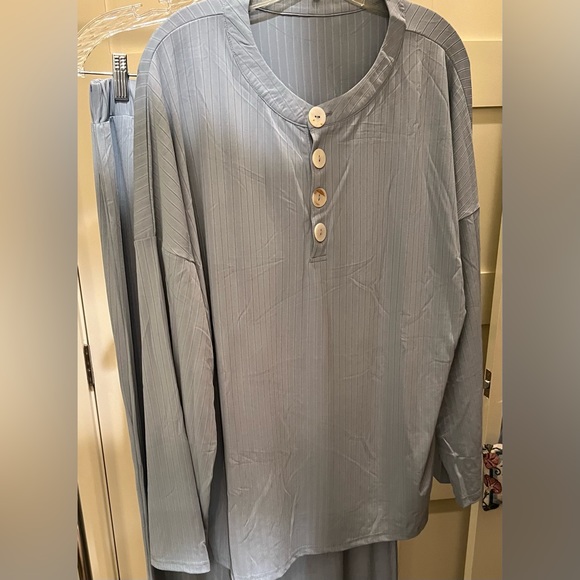 Pajamas  2 Piece - Non Branded - XL - Blueish/Gray NWOT - Picture 2 of 11